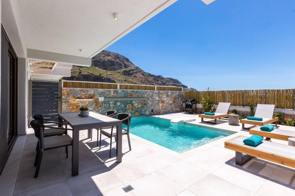 Villa Daphne-Naiades/ 2 Bedrooms,Luxury,Beachfront Plakias Esterno foto