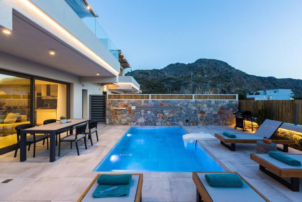 Villa Daphne-Naiades/ 2 Bedrooms,Luxury,Beachfront Plakias Esterno foto